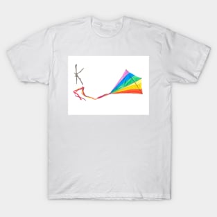 K for kite alphabet illustration T-Shirt